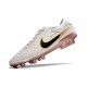 Nike Tiempo Legend X Elite FG Nouvelle Blanc Or Noir