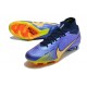 Nouvelle Nike Zoom Mercurial Superfly IX Elite FG Violet Jaune