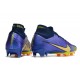 Nouvelle Nike Zoom Mercurial Superfly IX Elite FG Violet Jaune