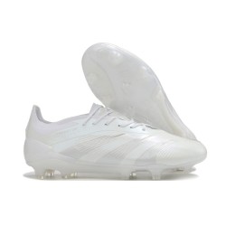Chsussure Adidas Predator Elite FG Blanc Argent Mét