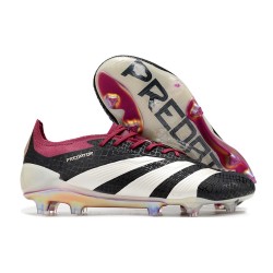 Chsussure Adidas Predator Elite FG Noir Blanc Violet