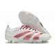 Chsussure Adidas Predator Elite FG Blanc Rouge