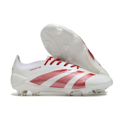 Chsussure Adidas Predator Elite FG Blanc Rouge