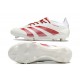 Chsussure Adidas Predator Elite FG Blanc Rouge