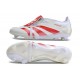 Adidas Predator Elite Tongue FG Crampon Blanc Rouge