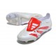 Adidas Predator Elite Tongue FG Crampon Blanc Rouge