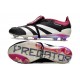 Adidas Predator Elite Tongue FG Crampon Noir Blanc Violet