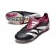 Adidas Predator Elite Tongue FG Crampon Noir Blanc Violet