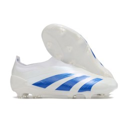 Adidas Predator Elite Laceless FG Nouvelle Blanc Bleu