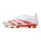 Adidas Predator Elite Laceless FG Nouvelle Blanc Rouge