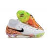 Chaussure Nike Phantom Luna II Elite FG Blanc Noir Orange