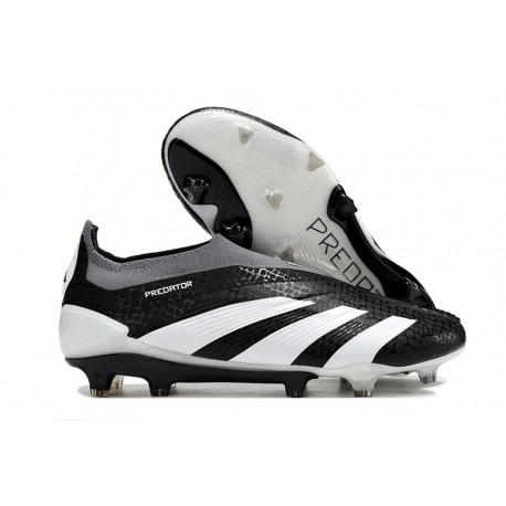 Adidas Predator Elite Laceless FG Nouvelle Noir Blanc Rouge