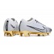 Nike Zoom Mercurial Vapor XV Elite FG Blanc Or