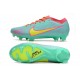 Nike Zoom Mercurial Vapor XV Elite FG Bleu Jaune Rose