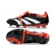 Chaussure Adidas Predator Elite FT FG Noir Blanc Rouge Solaire