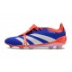 Chaussure Adidas Predator Elite FT FG Bleu Lucide Blanc Ftwr Rouge Solaire