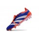 Chaussure Adidas Predator Elite FT FG Bleu Lucide Blanc Ftwr Rouge Solaire
