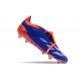 Chaussure Adidas Predator Elite FT FG Bleu Lucide Blanc Ftwr Rouge Solaire