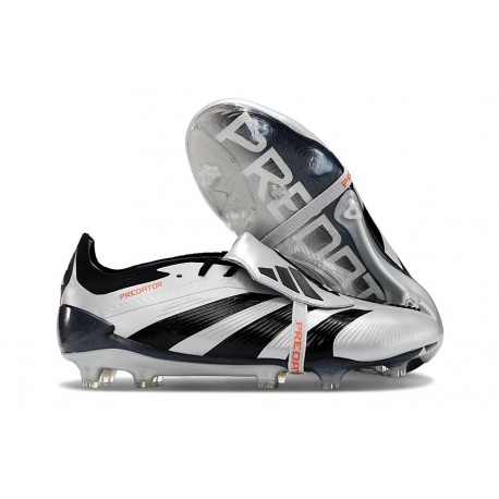Chaussure Adidas Predator Elite FT FG Argent Noir