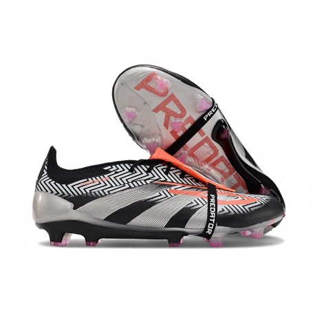 Chaussure Adidas Predator Elite FT FG Noir Argent Rouge