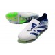 Chaussure Adidas Predator Elite FT FG Blanc Bleu 