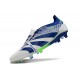 Chaussure Adidas Predator Elite FT FG Blanc Bleu 