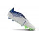Chaussure Adidas Predator Elite FT FG Blanc Bleu 