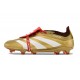 Chaussure Adidas Predator Elite FT FG Or Métallique Rouge