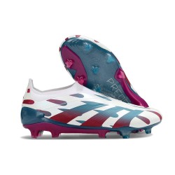 Adidas Predator Elite Laceless FG Nouvelle Blanc Rouge Bleu