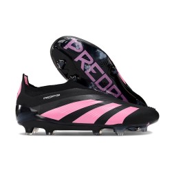 Adidas Predator Elite Laceless FG Nouvelle Noir Rose