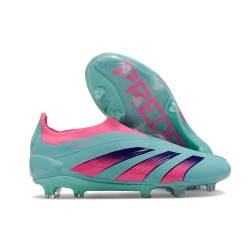 Adidas Predator Elite Laceless FG Nouvelle Bleu Rose