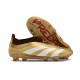 Adidas Predator Elite Laceless FG Nouvelle Or Blanc