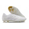 Crampons adidas Copa Pure 2+ Elite FG Cuir Blanc Ftwr Or Métallique