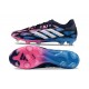 Crampons adidas Copa Pure 2+ Elite FG Cuir Encre Légende Blanc Ftwr Rose Solaire