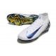 Nike Zoom Mercurial Superfly X Elite FG Blanc Bleu