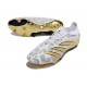 Chsussure Adidas Predator Elite FG Or Blanc Gris