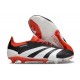 Chsussure Adidas Predator Elite FG Noir Blanc Rouge