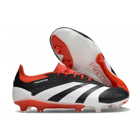 Chsussure Adidas Predator Elite FG Noir Blanc Rouge