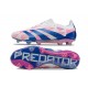 Chsussure Adidas Predator Elite FG Rose Bleu Blanc