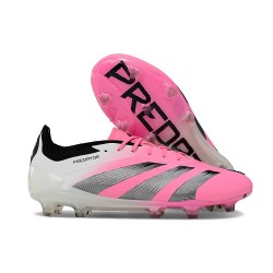 Chsussure Adidas Predator Elite FG Rose Blanc Noir