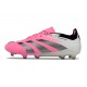 Chsussure Adidas Predator Elite FG Rose Blanc Noir