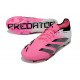 Chsussure Adidas Predator Elite FG Rose Blanc Noir