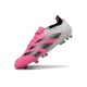 Chsussure Adidas Predator Elite FG Rose Blanc Noir