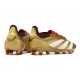 Chsussure Adidas Predator Elite FG Or Blanc Rouge
