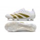 Chsussure Adidas Predator Elite FG Blanc Or