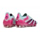 Chsussure Adidas Predator Elite FG Bleu Très Pâle Rose Lucide Jaune Semi Solaire