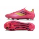 Crampon de Foot adidas F50 Elite FG Rosa Amarillo