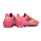 Crampon de Foot adidas F50 Elite FG Rosa Amarillo