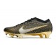 Nouvelle Nike Zoom Mercurial Vapor XV Elite FG Noir Argent Or