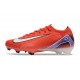 Nike Mercurial Vapor XVI Elite FG Nouvelle Rouge Blanc